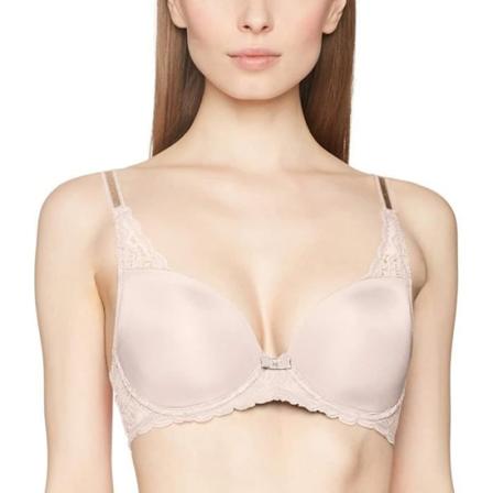 Triumph Amourette Spot för kvinnor Whp X Half BH, Beige (Orange Highlight 1196), 36A (Storlek:80A) Beige (orange höjdpunkt 1196) 105B