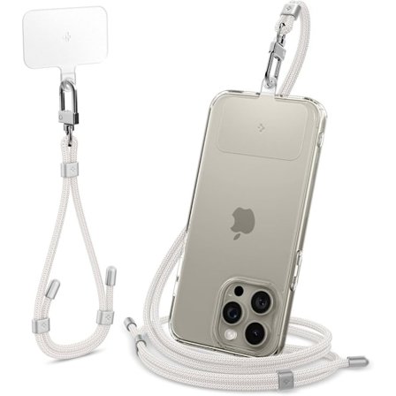 Spigen Mobilsnöre / Handledsrem Strap Set Pearl White