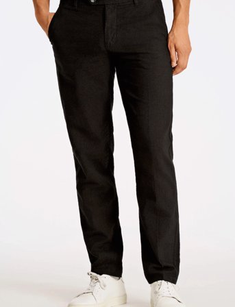Lindbergh Linen Club Pants - Black - L