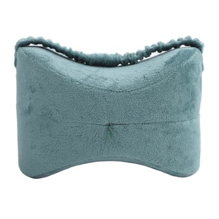 Sidobens Kudde Mjuk Bekväm Lindra Tryck Memory Foam Knäkudde med Rem för Sidosovare Patient Gravid Kvinna