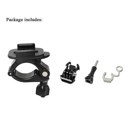 Sykkelstyreholder Sykkel Setepinne Adapter For Gopro Hero 10 9 8 7 6 5/dji Osmo Action/insta360 One R Kamera Tilbehør(Svart Farge)