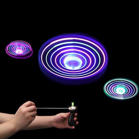 LED-opplyste leker, 5 stk bambus-øyenstikkere leker LED-opplyst H