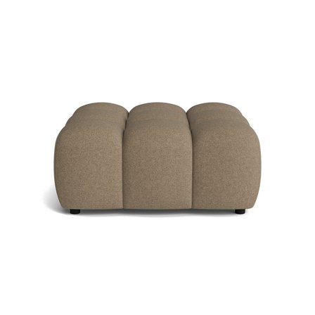 Puffy puf, 95x95 - Aurora Mørk Beige - 95x95x40 - Puf
