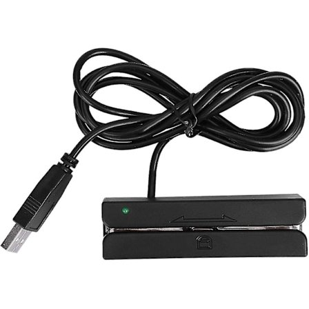 Magnetisk kortlæser, magnetisk stribeskriver, Usb Msr90 3 spor Hi-co magnetisk stribe kreditkortlæser