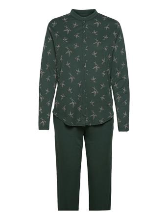 Pyjama Long Green Schiesser