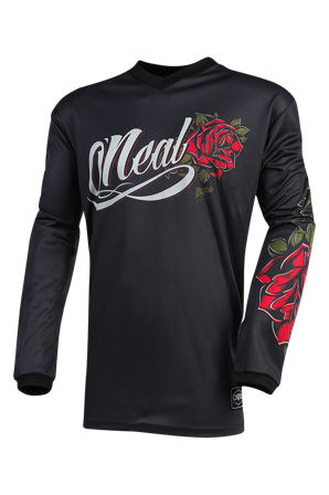 Maglia Cross Donna O'Neal Element Rosso-Nero M