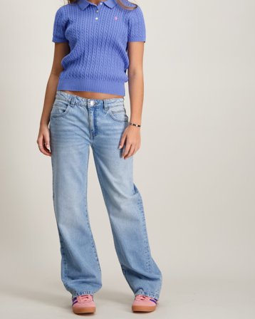Gina Tricot Young Sequin twisted jeans Blå Jeans Tjej - Kids Brand Store