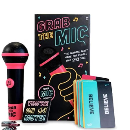 Grab The Mic Karaokepeli - Jännittävä Grab The Mic Onnenmuna Karaokepeli Uusi, viihde, hauska peli-ilta