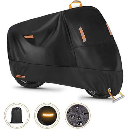 Motorcykel Dækken Udendørs Vandtæt Motorcykel Presenning 300d Fortykning Polyester UV Beskyttende Dækken til