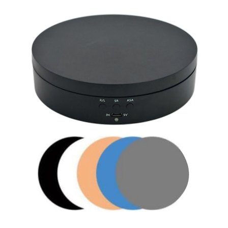 Motoriseret Roterende Display Stand 3 Hastigheder Justerbar Drejebase Drejeskive