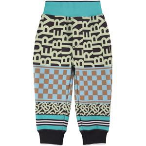 Kids - Burberry Blue Branded Printed Sweatpants 8 Years - Bottoms - 8 years - Blue - Junge