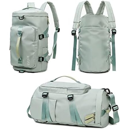 Dame Fitness Taske med Skorum, Vandtæt Fitness Rejsetaske Rygsæk Weekendtaske