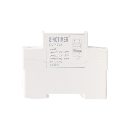 40a Justerbart Spændingsrelæ Over- og Underspændingsbeskyttelse Overstrømsbegrænsning Overspændingsbeskyttelse