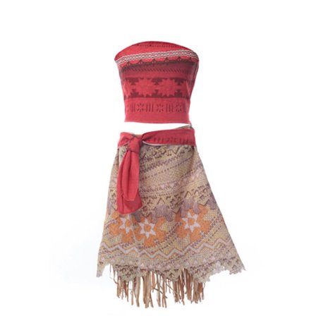 Disney Jenter Kostyme Vaiana Kjole Sommer Barn Fest Moana Prinsesse Rollelek Kjæledyr Gris Kylling Antrekk Halloween Forkledning A Moana A{ee}