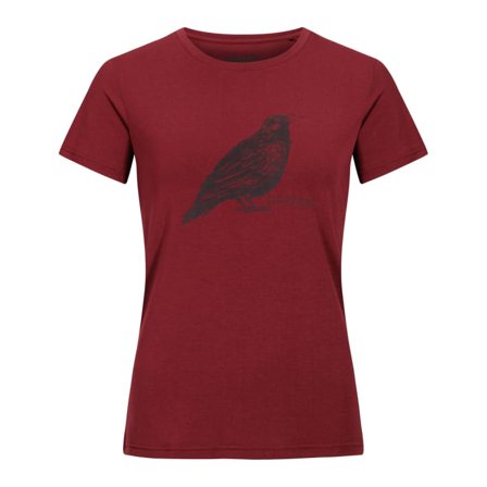 Urberg Tafjord Bamboo Tee Women's Women short-sleeved sweaters Red XS