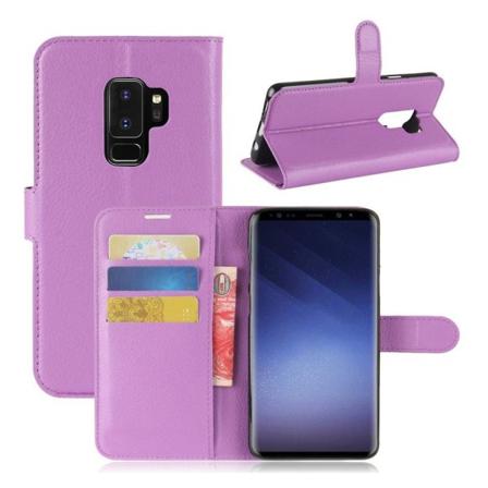 Samsung Galaxy S9 Plus litsipintainen suojakotelo - Violetti Purple
