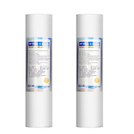 2 kpl Universaali 10 tuuman 5 mikronin PP-puuvillavesisuodatinpatruuna (125g)