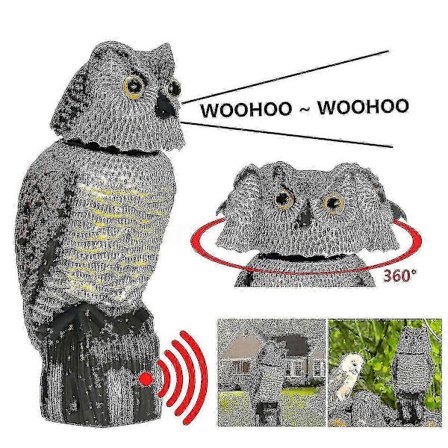 Ugle med rotasjon og lyd