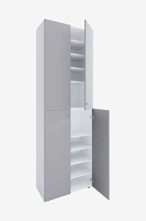 VCM - Vcm Kenkäkaappi Lona 2Xl 10-lokeroinen saranaovilla varustettu kenkäkaappi. - Monivärinen - Kenkäkaapit - - Homeroom