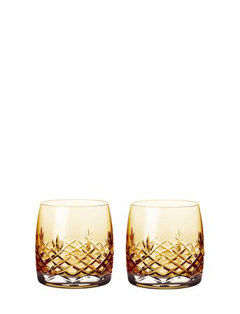 Crispy Citrina Aqua Water Glass Home Tableware Glass Drinking Glass Keltainen Frederik Bagger