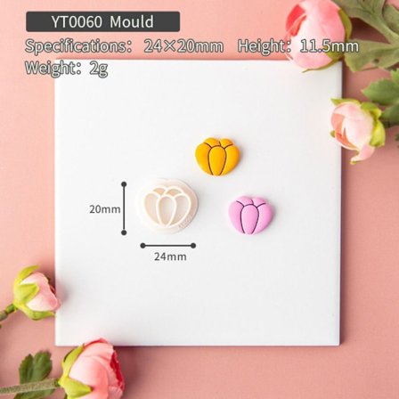 2 st Örhängen Form Örhängen Formar 2 2