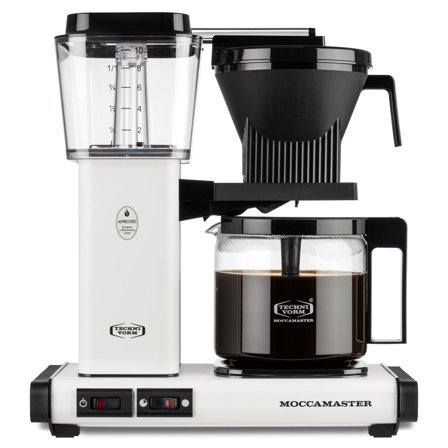 Moccamaster Automatic Kaffemaskine 1,25 liter, mat hvid | KitchenOne