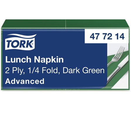 TORK Servett Lunch 2-lags mörkgrön 200/fp - Lyreco - Kök och servering - Servetter och dukar - Servett - 2-lagers