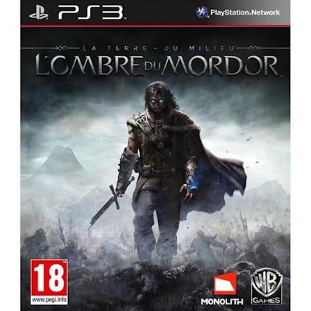 Middle Earth Shadow of Mordor PS3-spel
