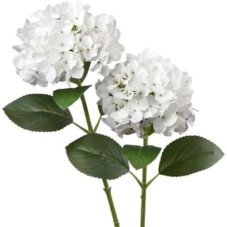 Hortensia Kunstige Blomster 49CM Høy Kunstige Blomster Hortensia Planter Dekor