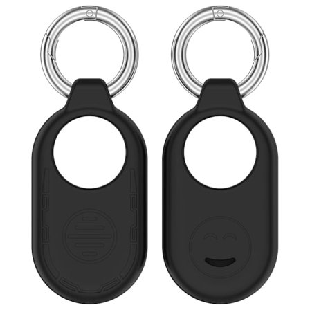 Samsung Galaxy Smarttag2 -kotelo, 2 kpl silikonisuojakoteloa Galaxy Smart Tag 2:lle avainrenkaalla avaimille, lemmikkieläimille ja matkatavaroille