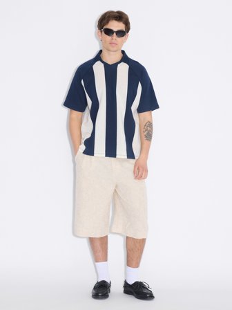 Holzweiler Ginola Tee - Navy - Men's - Extra Small