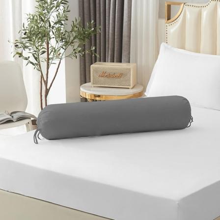 Nackstöd Cylindriskt örngott Polyester Kuddfodral Nackstöd Cover Tvättbart Slitstark heminredning grey