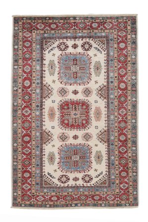 Handgeknoopt Classic Afghan Fine Vloerkleed 166X249 Bruin/Donkerrood