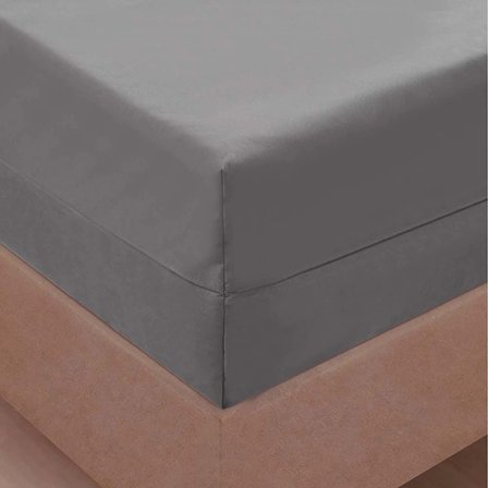 QD-6-sivuinen suoja Vedenpitävä lakana HARMAA 90CMX200CMX30CM harmaa grey 90cmX200cmX30cm