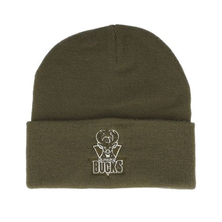 Mitchell & Ness - NBA Grön cuff Beanie - Milwaukee Bucks Fashion Basic Knit Hwc Olive Cuff @ Hatstore
