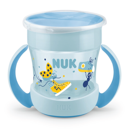 NUK Evolution Mini Magic Cup, 6 mnd +, blå, 160 ml