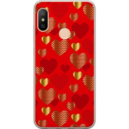 Kompatibel Mobilcover til Xiaomi Xiaomi Redmi 6 Pro GoldenHearts