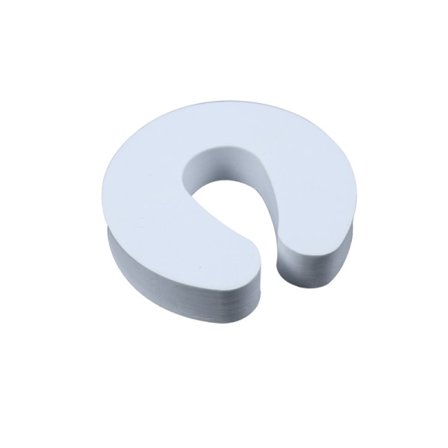 3-Pack - Dörrstopp för Barn / Barnsäkerhet - Klämskydd - Vit