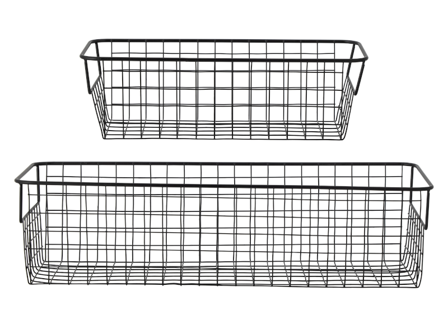 Bloomingville Seerah Kurver Sort Metall 2stk