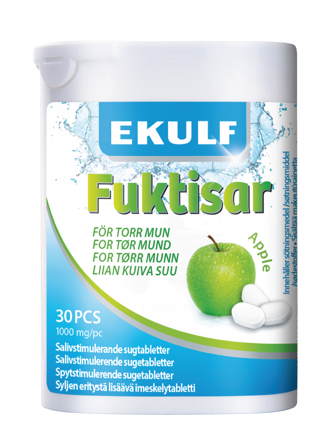 Ekulf Fuktisar Apple, 30 stk.