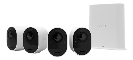 ARLO Ultra 2 Security System - portinngang + kamera(er) - trådløs (802.11b, 802.11g, 802.11n, 802.11ac, Bluetooth 4.2 LE) - batteridrevet, AC-drevet