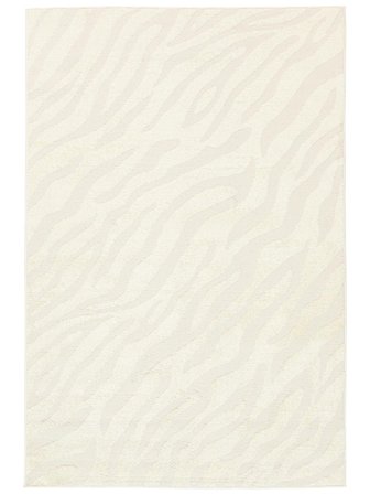 Animal Zebras White/Cream White Small Oeko-Tex Rug