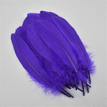 25-26 20 st Färgglada Hårda Pinnar Gåsfjädrar 6-8 tum/15-20 cm Naturliga Svanhantverk Plymer Bordsdekorationer Fjädrar för Dekoration