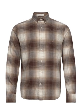 GANT | Reg Ut Shadow Check Flannel Shirt | L