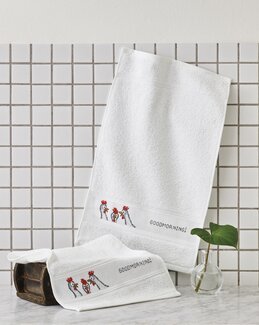 Stickpackung Handtücher Goodmorning 2-er Pack