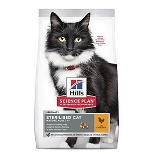 Hills SP Cat Mature Adult 7+ Sterilised, Chicken