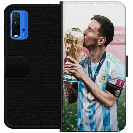 Xiaomi Redmi Note 9 4g Plånboksfodral Messi