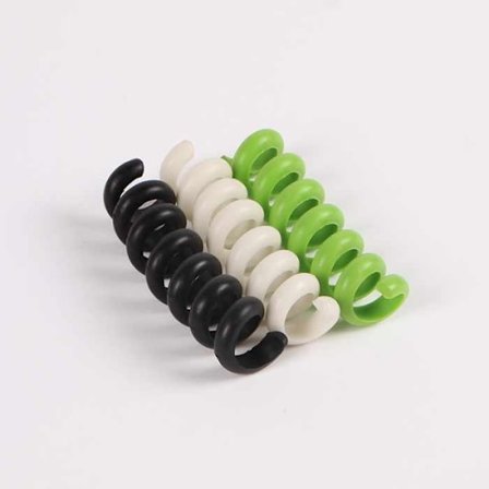 2-pak - spiralformet kabelholder - til organiserede kabler!