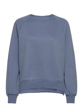 Etta Sweatshirt Sweat-shirt Tröja Blå Makia