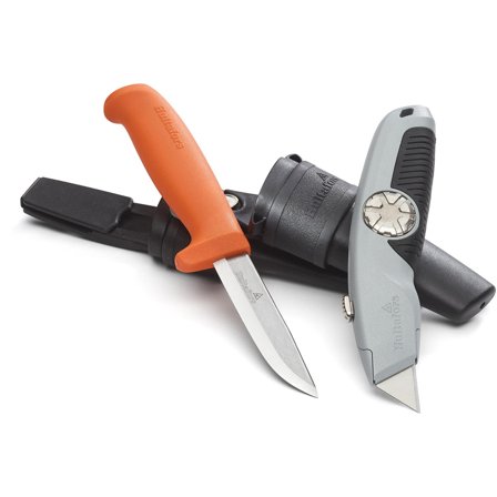 Hultafors HVK & URA Knivset 2 delar, i dubbelhölster, Handverktyg